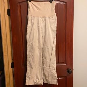 Maternity khaki pants